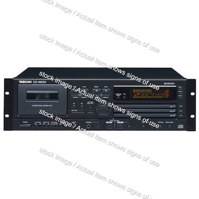 (Used) Tascam CD-A630Integrated 3 tray CD Player & Reversible Cassette Deck