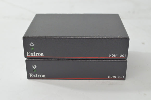 2 x Extron HDMI 201 - HDMI over Ethernet. Includes transmitter and receiver