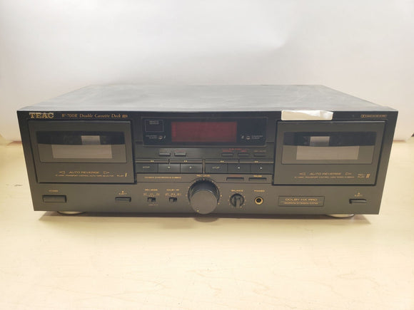 TEAC W-700R Dual Cassette Deck FOR REPAIR