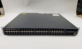 Cisco Catalyst 3650 WS-C3650-48FS-S V01 48-port PoE+ 4x1G Network Switch
