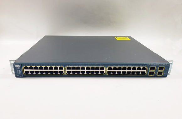 Cisco Catalyst 3560-G Series WS-C3560G-48PS-E V05 48-Port PoE+ Network Switch