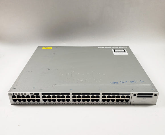Cisco Catalyst WS-C3850-48T-L V04 48 Port PoE+ Network Switch