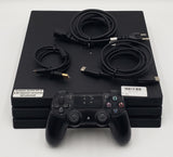 Sony PS4 Pro (CUH-7115B) 1Tb Gaming Console with One Controller & Cables ( C4 )
