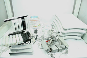 Lot of 4 Wii Game Consoles (View Details)3 white1 black Model # RVL-101/ RVL-001