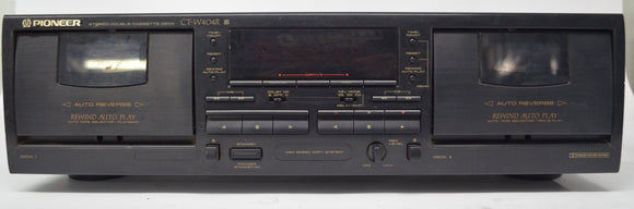Pioneer Stereo Double Cassette Deck CT-W404R