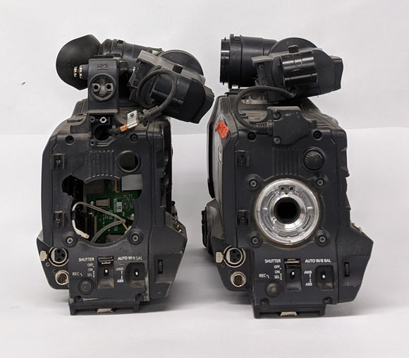 2 x Panasonic AG-HPX370P Camera Bodies FOR PARTS ONLY